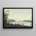 Le lac Windermere depuis Rawlinson's Nab regardant vers le bas du lac - John Warwick Smith — quadro incorniciato alla parete