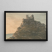 Mont Saint-Michel, Cornovaglia - John Warwick Smith — quadro incorniciato alla parete
