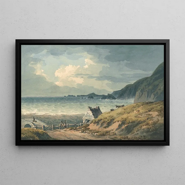 La Limite nord de la baie de St Brides - John Warwick Smith — quadro incorniciato alla parete