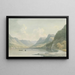 Ullswater in direzione di Patterdale - John Warwick Smith — quadro incorniciato alla parete