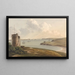 Vista dal Vidette vicino a Hakin su Signal Hill, che guarda oltre Nangle Point e Thorn Island, Pembrokeshire - John Warwick Smith — quadro incorniciato alla parete