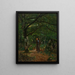 Nella foresta di Fontainebleau Foresta di Fontainebleau - John Washington Love — quadro incorniciato alla parete