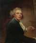 Ritratto dell'artista a mezza figura che tiene un portfolio - John Westbrooke Chandler — vista dell’opera