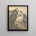 Vieilles maisons à St. Albans - John Whichelo — quadro incorniciato alla parete