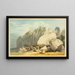 Rochers di Leigh Tor a Poundsgate vicino al New Bridge sul Dart Devon - John White Abbott — quadro incorniciato alla parete