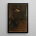 Un lavoratore - John White Alexander — quadro incorniciato alla parete