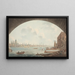 Vista di Londra dal ponte di Blackfriars - John William Edye — quadro incorniciato alla parete