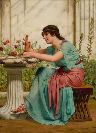 John William Godward - A Dilettante.webp