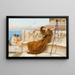 Una sacerdotessa di Bacco - John William Godward — quadro incorniciato alla parete
