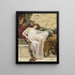 Una siesta - John William Godward — quadro incorniciato alla parete