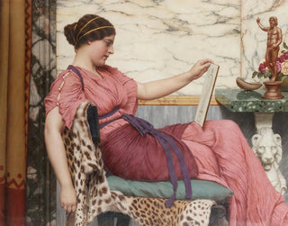 Un amatore - John William Godward — vista dell’opera