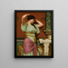 Julia - John William Godward — quadro incorniciato alla parete