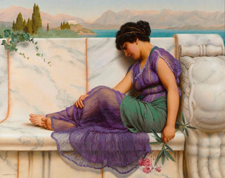 John William Godward - Summer Idleness Day Dreams.webp
