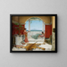 La dolce siesta di un giorno d'estate - John William Godward — quadro incorniciato alla parete