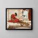 La Dispute - John William Godward — quadro incorniciato alla parete