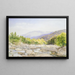 Paesaggio sul Catskill Creek - John William Hill — quadro incorniciato alla parete