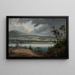 Vista di Cohoes - John William Hill — quadro incorniciato alla parete