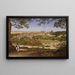 Ariccia vicino a Roma Italia - John William Inchbold — quadro incorniciato alla parete