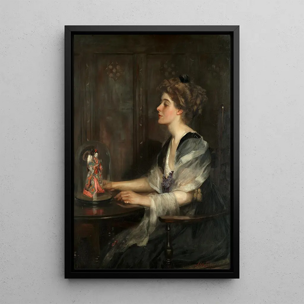 John William Schofield - Portrait of Christiana Lily Macdonald.webp