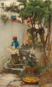 Un Jardin d'orangers - John William Waterhouse — vista dell’opera