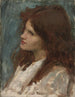 Tête de fille - John William Waterhouse — vista dell’opera