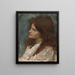 Tête de fille - John William Waterhouse — quadro incorniciato alla parete
