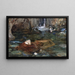Studio per Ninfe che trovano la testa di Orfeo - John William Waterhouse — quadro incorniciato alla parete
