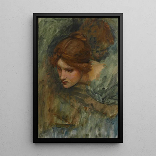 John William Waterhouse - Study For The Head Of Venus In The Awakening Of Adonis.webp