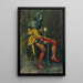 Touchstone le bouffon - John William Waterhouse — quadro incorniciato alla parete