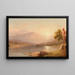 Lever de soleil sulla valle dell'Hudson - John Williamson — quadro incorniciato alla parete