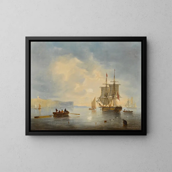 Tête de Flamborough - John Wilson Carmichael — quadro incorniciato alla parete