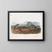 Arvicola di Townsend, Arvicola a naso appuntito, Topo di riva - John Woodhouse Audubon — quadro incorniciato alla parete