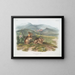 Lièvre di Nuttall maschio dimensione naturale - John Woodhouse Audubon — quadro incorniciato alla parete
