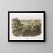 Topo con zampe biane Dimensione naturale Maschio, femella e giovane - John Woodhouse Audubon — quadro incorniciato alla parete