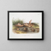 Topo delle topoline del Missouri in dimensioni naturali - John Woodhouse Audubon — quadro incorniciato alla parete