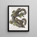 Sciurus leporinus Scoiattolo lepre Dimensioni naturali - John Woodhouse Audubon — quadro incorniciato alla parete