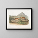 Spermophile tacheté, scoiattolo marmotta della California, dimensioni naturali - John Woodhouse Audubon — quadro incorniciato alla parete