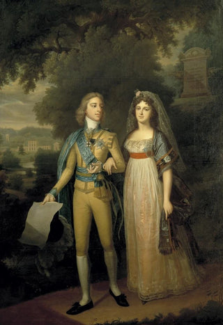 Jonas Forsslund - Gustav IV Adolf 17781837 King of Sweden and Fredrika Dorotea Vilhelmina 17811826 Princess of Baden Queen of Sweden.webp