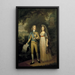Gustave IV Adolphe 1778-1837 Re di Svezia e Frédérique Dorothée Wilhelmine 1781-1826 Principessa di Baden Regina di Svezia - Jonas Forsslund — quadro incorniciato alla parete