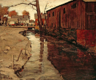 Mulino ad acqua - Jonas Lie — vista dell’opera