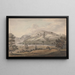 Paesaggio ondulato con villaggio e fiume - Jonathan Fisher — quadro incorniciato alla parete