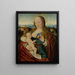 Madonna con la pera - Joos van Cleve — quadro incorniciato alla parete
