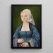 Margaretha Boghe épouse de Joris Vezeleer - Joos van Cleve — quadro incorniciato alla parete