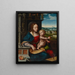 La Madone aux cerises - Joos van Cleve — quadro incorniciato alla parete