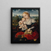 Vergine con Bambino - Joos van Cleve — quadro incorniciato alla parete