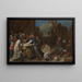 La morte è feroce e rapida - Joos van Craesbeeck — quadro incorniciato alla parete