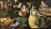 Una compagnia di musicisti - Joos van Winghe — vista dell’opera