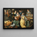 Una compagnia di musicisti - Joos van Winghe — quadro incorniciato alla parete