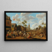 Una Festa di Paese - Joost Cornelisz Droochsloot — quadro incorniciato alla parete
