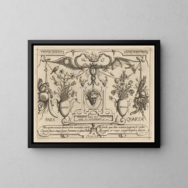 Archétypes e studi del padre Georgius Hoefnagel Pl51 - Joris Hoefnagel — quadro incorniciato alla parete